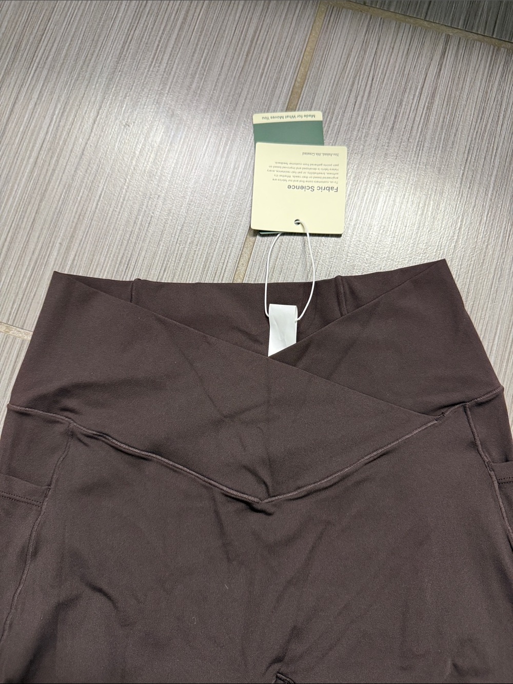 HALARA Women's Leggings - Dark Brown - Picture 2 of 4